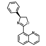 CAS 登录号：220628-99-9， (4S)-4-苯基-2-(8-喹啉基)-4,5-二氢恶唑e