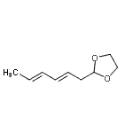 CAS 登录号：22076-48-8， 2-[(2E,4E)-2,4-己二烯-1-基]-1,3-二氧戊环
