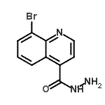 CAS 登录号：220844-60-0， 8-溴-4-喹啉甲酰肼