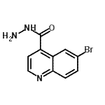 CAS 登录号：220844-68-8， 6-溴-4-喹啉甲酰肼