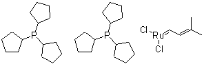 CAS 登录号：220883-08-9， 二氯(3-甲基-2-丁烯-1-亚基)二(三环戊基膦)-钌