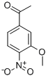 结构式 CAS# 22106-39-4, 1-(3-甲氧基-4-硝基苯基)-乙酮