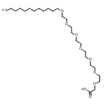CAS 登录号：221222-49-7， 32-硫基-3,6,9,12,15,18,21-七氧杂三十二碳-1-酸