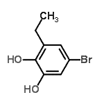 CAS 登录号：221244-58-2， 5-溴-3-乙基-1,2-苯二酚
