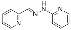CAS 登录号：2215-33-0， 2-吡啶甲醛 2-(2-吡啶基)腙
