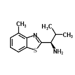 CAS 登录号：221654-67-7， (1R)-2-甲基-1-(4-甲基-1,3-苯并噻唑-2-基)-1-丙胺
