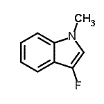 CAS 登录号：221665-95-8， 3-氟-1-甲基-1H-吲哚
