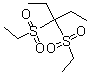 CAS 登录号：2217-59-6， 3,3-二(乙基磺酰基)戊烷