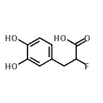 CAS 登录号：22179-94-8， 3-(3,4-二羟基苯基)-2-氟丙酸