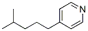 CAS 登录号：22241-38-9， 4-异己基吡啶