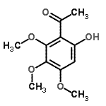 CAS 登录号：22248-14-2， 1-(6-羟基-2,3,4-三甲氧基苯基)乙酮