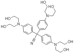 CAS 登录号：22254-88-2， 4-[二(2-羟基乙基)氨基]-alpha,alpha-二[4-[二(2-羟基乙基)氨基]苯基]苯乙腈