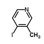 CAS 登录号：22282-64-0， 4-碘-3-甲基吡啶