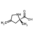 CAS 登录号：223244-44-8， 2-甲基-4-亚甲基-L-脯氨酸