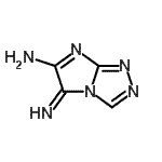 CAS 登录号：223391-48-8， 5-亚氨基-5H-咪唑并[2,1-c][1,2,4]三唑-6-胺