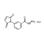CAS 登录号：223528-57-2， 3-(2,5-二氧代-2,5-二氢-1H-吡咯-1-基)苯甲酰肼盐酸盐(1:1)