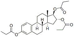 CAS 登录号：2236-31-9， (16A,17B)-雌甾-1,3,5(10)-三烯-3,16,17-三醇三丙酸酯