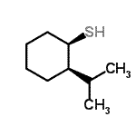 CAS 登录号：223653-39-2， (1R,2R)-2-异丙基环己烷硫醇