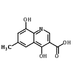 CAS 登录号：22366-37-6， 4,8-二羟基-6-甲基-3-喹啉羧酸