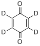 结构式 CAS# 2237-14-1, 2,5-环己二烯-1,4-二酮-2,3,5,6-D4