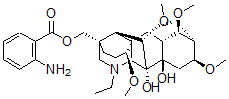 CAS#: 22413-78-1， Anthranoyllycoctonine