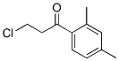 CAS 登录号：22422-22-6， 3-氯-1-(2,4-二甲基苯基)丙-1-酮