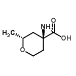 CAS 登录号：224560-54-7， (2R,4S)-4-氨基-2-甲基四氢-2H-吡喃-4-羧酸