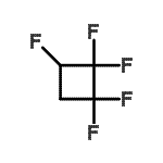 结构式 CAS# 2253-02-3, 1,1,2,2,3-五氟环丁烷