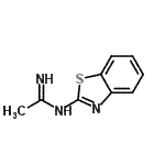 CAS 登录号：2254-14-0， N-(1,3-苯并噻唑-2-基)乙脒