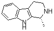 CAS 登录号：2254-36-6， (1R)-1-甲基-2,3,4,9-四氢-1H-吡啶并[3,4-b]吲哚