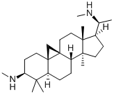 CAS 登录号：2255-38-1， (3beta,5alpha,20S)-N,N',4,4,14-五甲基-9,19-环孕烷-3,20-二胺