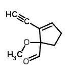 CAS 登录号：225662-34-0， 2-乙炔基-1-甲氧基-2-环戊烯-1-甲醛