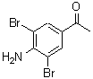 CAS 登录号：22589-50-0， 1-(4-氨基-3,5-二溴苯基)乙酮