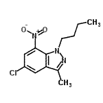 CAS#: 225939-52-6， 1-Butyl-5-Chloro-3-Methyl-7-Nitro-1H-Indazole