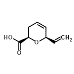 CAS 登录号：226226-31-9， (2R,6R)-6-乙烯基-3,6-二氢-2H-吡喃-2-羧酸