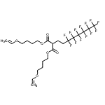 CAS 登录号：226409-30-9， 二[4-(乙烯基氧基)丁基](3,3,4,4,5,5,6,6,7,7,8,8,8-十三氟辛基)丙二酸酯