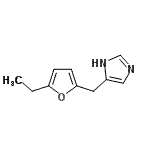 CAS 登录号：226571-41-1， 5-[(5-乙基-2-呋喃基)甲基]-1H-咪唑