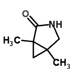CAS 登录号：226571-96-6， 1,5-二甲基-3-氮杂双环[3.1.0]己烷-2-酮