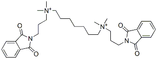 CAS 登录号：22664-47-7， 庚烷-1,7-二(二甲基-3'-苯二甲酰亚氨基丙基铵)