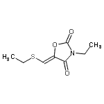CAS 登录号：227023-90-7， (5Z)-3-乙基-5-[(乙硫基)亚甲基]-1,3-恶唑烷-2,4-二酮
