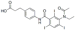 CAS 登录号：22708-45-8， 3-[4-[[3-(乙酰基-乙基-氨基)-2,4,6-三碘-苯甲酰基]氨基]苯基]丙酸