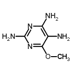 CAS 登录号：22715-33-9， 6-甲氧基-2,4,5-嘧啶三胺