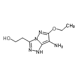 CAS 登录号：227611-42-9， 2-(7-氨基-6-乙氧基-1H-吡唑并[5,1-c][1,2,4]三唑-3-基)乙醇