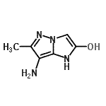 CAS 登录号：227611-73-6， 7-氨基-6-甲基-1H-咪唑并[1,2-b]吡唑-2-醇