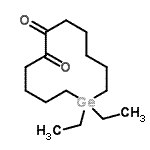 CAS 登录号：22778-65-0， 1,1-二乙基锗杂环十二烷-6,7-二酮