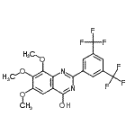 CAS#: 228119-09-3， 2-[3,5-Bis(Trifluoromethyl)Phenyl]-6,7,8-Trimethoxy-4(1H)-Quinazolinone