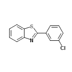 CAS 登录号：22868-31-1， 2-(3-氯苯基)-1,3-苯并噻唑