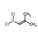 CAS 登录号：22868-66-2， 二氯(2-甲基-1-丙烯-1-基)硼烷