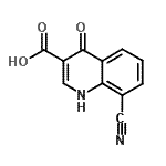 CAS#: 228728-27-6， 8-Cyano-4-Oxo-1,4-Dihydro-3-Quinolinecarboxylic Acid