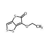 CAS 登录号：229483-88-9， 6-乙氧基-5H-噻吩并[3,2-c][1,2]二硫醇-5-酮